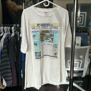 X-Large “Walleye Street Journal” T-Shirt